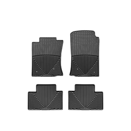 Weathertech Black, Front and Rear All Weather Floor Mats WTCB123136