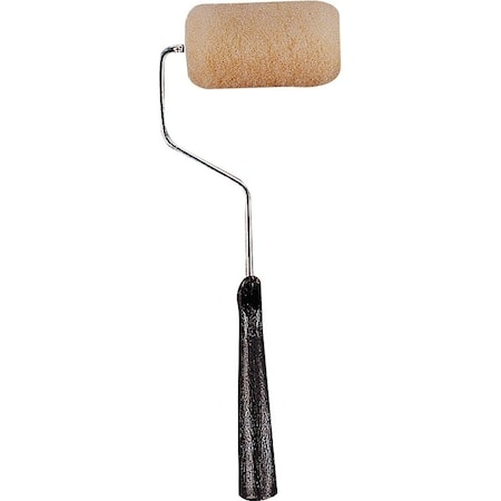 Linzer Roller Frame and Cover, 1/2 in Nap, Polyester Cover, Plastic Handle, Threaded Grip Handle RT 413