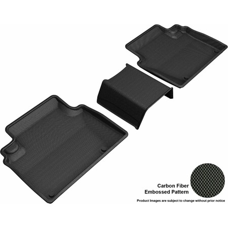 3D Maxpider Honda Clarity Plug-in Hybrid F2 Floor Liner for 2018-2019 Kagu R2 - Black L1HD10021509