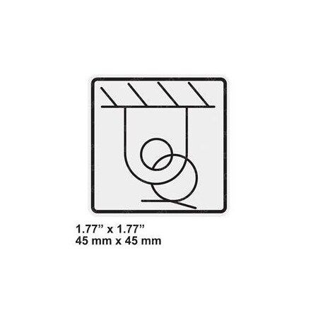 Jlg REPLACEMENT DECAL, TIE DOWN 1001212290