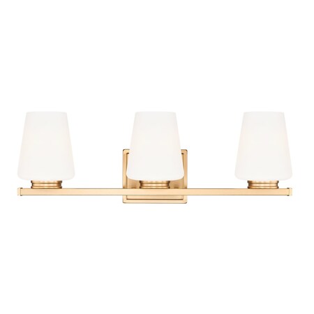 Z-Lite Nextra Modern Gold 3 Light Vanity 7703-3V-MGLD