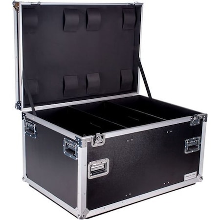 Deejay Led Fly Drive Large Utility Trunk Case with Caster Board and Wheels TBHTUT4430W