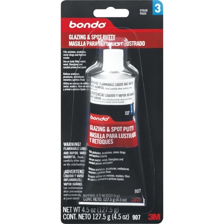 Bondo 4.5 Oz. Glazing & Spot Putty 907