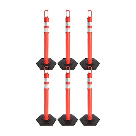 Mr. Chain Delineator Kit, Orange, Polyethylene 78113-6