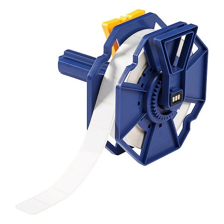 Brady Printer Label, 1 in Label W, 1 in Label H, 1,000 Labels per Roll J-179-7425J