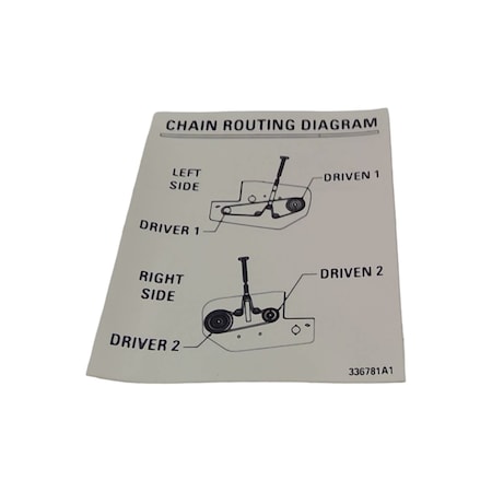 Cnh DECAL, CNH OEM 336781A1 336781A1