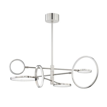 Hudson Valley Lighting Saturn 0 Light Chandelier 44.5 In. Polished Nickel 4106-PN