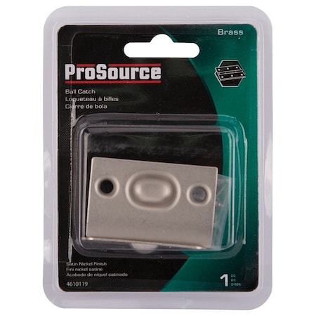 Prosource Ball Catch, Brass, Satin Nickel CB-04CSN-PS