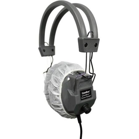 Hamiltonbuhl Hamilton Buhl White -12 - Boxes of 4.5 Deluxe - Disposable Ear Cup Covers. 100 Pieces Per Box HygenXCP45