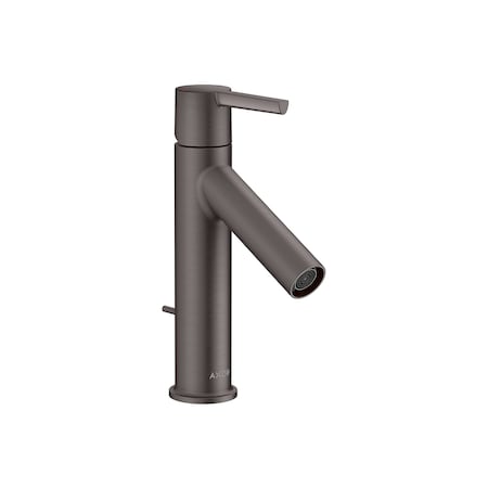 Axor Starck Single-Hole Faucet 100 with Pop-Up Drain, 1.2 GPM in Brushed Black Chrome 10001341