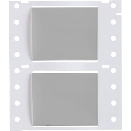 Brady PermaSleeve HX Heat Shrink Double Sided Wire Marking Sleeves, 1 in. Dia x 2 in. W, Gray, Roll of 2500 2HX-1000-2-GY-J