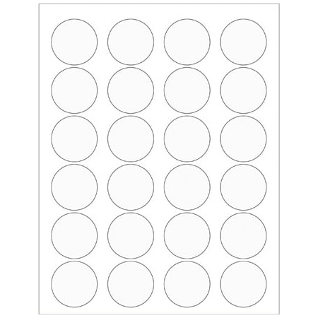 Bsc Preferred Clear Circle Laser Labels LL231CL