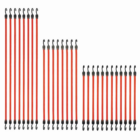 Black & Decker B+D 28 Pc Premium 24, 36, 48 Flat Bungee Kit BDX1015