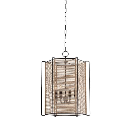 Troy Lighting Ramon 4 Light Lantern 18 In. Textured Black F9818-TBK