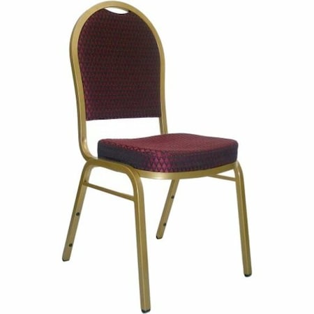 Flash Furniture Hercules Banquet Chair, 17-1/4 in W 20-1/4" L 37-1/2" H, Fixed, Fabric Seat FD-C03-ALLGOLD-EFE1679-GG