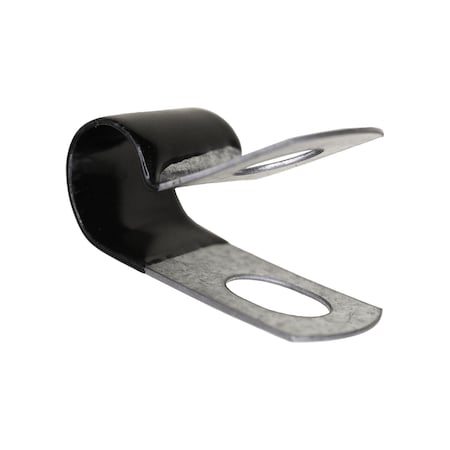 Auveco Closed Clamp 3/8in- Galvanized Vinyl Coated, 25PK 10600