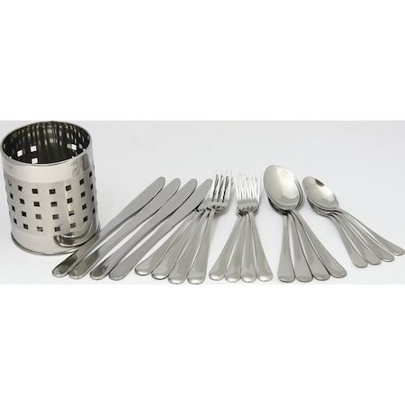 Chef Craft Flatware W/Holder 20 Piece Set 21710