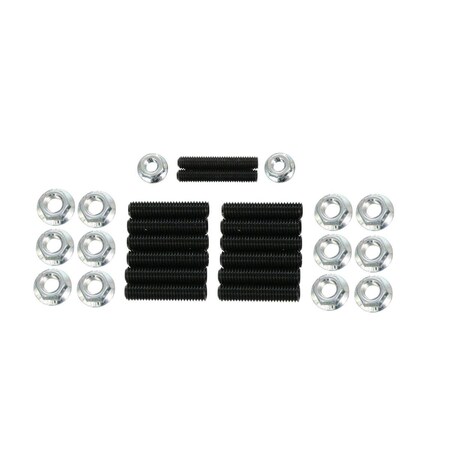 Superjock GM LS Series Oil Pan Stud Kit - Black oxide SU360465