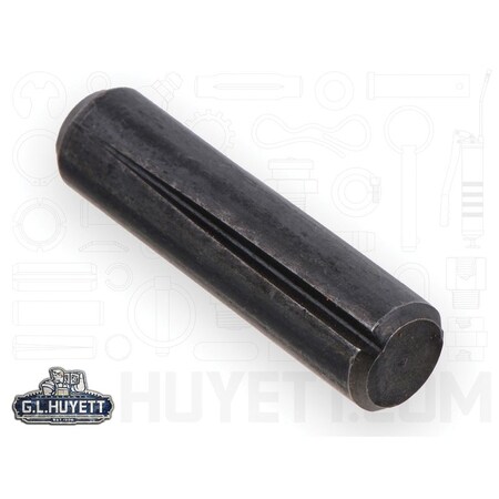 Huyett Type A Grooved Pin, Alloy Steel, 0.312 in Dia x 0.310 in Small End Dia x 1.250 in Length GPA-0312-1250-A