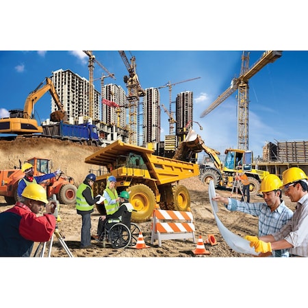 Mojo Construction Zone Floor 48-Piece Puzzle 330004