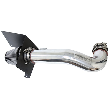 Hps Performance Air Intake Kit with Heat Shield, Polished,  827-667P