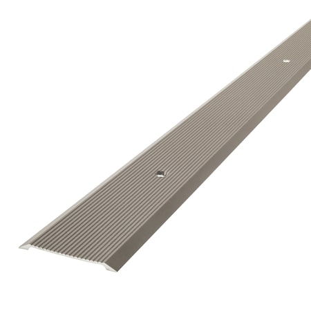 M-D Building Products 2-1/2 In. X 36 In. Pewter Aluminum Seam Binder w/ Screws & Anchors 43934