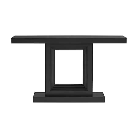 Alaterre Furniture Pismo Solid Wood Console Table 56 in Modern Farmhouse Entryway Table AFTBL-009