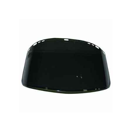 Jackson Safety F40 Propionate Faceshield, 915-63, Uncoated, Dark Green, G Shape, Unbound, 15.5 in L x 9 in H 138-29086