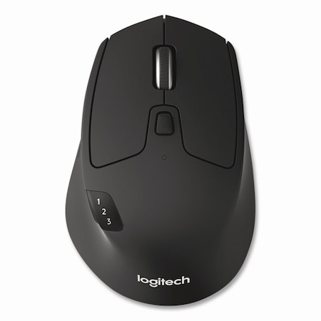 Logitech M720 Triathlon Wireless Mouse, 2.4 GHz Frequency, 33 ft Wireless Range, Right Hand Use, Black 910-004790
