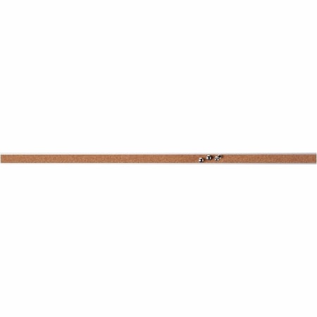 Lorell Bulletin Bar Self-Sealing Cork - Aluminum Frame - 24" Wide 49533
