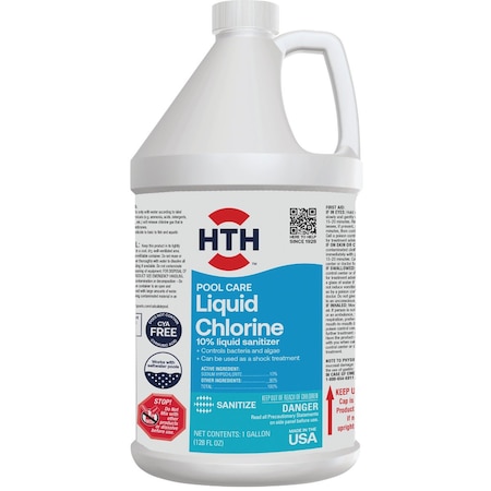 Hth Pool Care 1 Gal. Liquid Chlorine 11189