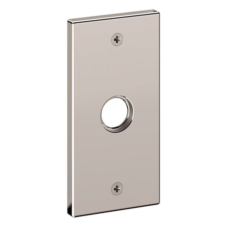 Baldwin Baldwin 5in Contemporary Single Dummy Rose Lifetime Bright Nickel Finish R052055IDM