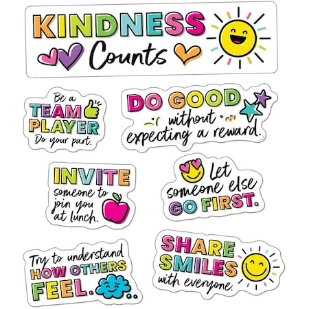 Carson Dellosa Kind Vibes Kindness Counts Mini Bulletin Board Set 110528