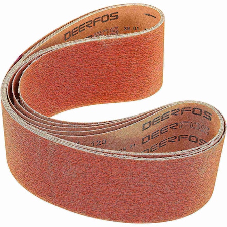Grizzly 4" x 48" Ceramic Sanding Belt 120 grit, 5PK T31813