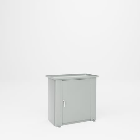 Pucel Drain Top Door Bench, 36 in W x 20 in D x 35 in H, Gray CM-3635