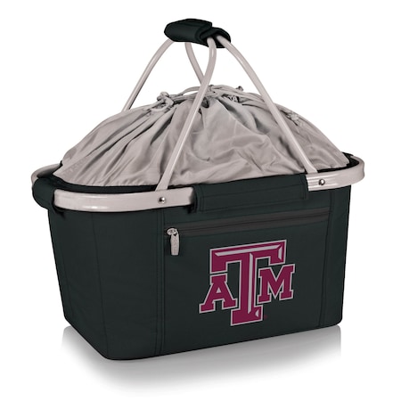 Picnic Time Family Of Brands NCAA Texas A&M Aggies Metro Shopping Basket - Insulated Picnic Basket 645-00-175-564-0