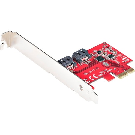 Startech.Com SATA PCIe Card, 2 Ports, 6Gbps, Non-RAID 2P6G-PCIE-SATA-CARD