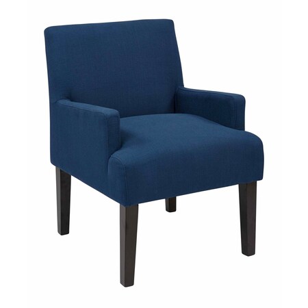 Osp Home Furnishings Main Street Guest Chair, Indigo MST55-W17