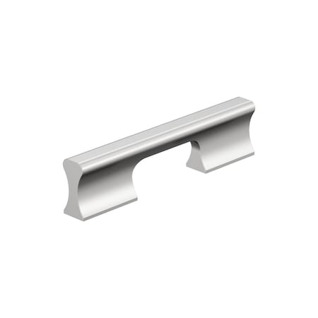 Amerock Status 3-3/4 inch (96mm) Center-to-Center Polished Chrome Cabinet Pull, 10PK 10VMP3683726