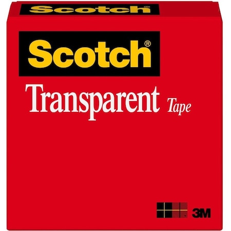 3M Transparent Tape, 3/4 x 1296 in 600341296