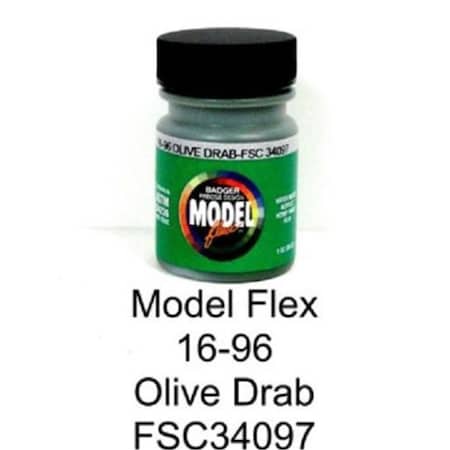 Badger Olive Drab 1 oz Paint Bottle BAD1696