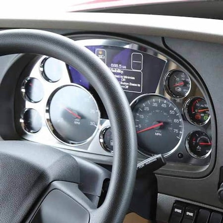 Repl For Kenworth T880 Year 2014 Stainless Steel Trim Main Gauge Cluster For Speedometer Tach
