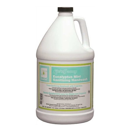 Spartan Lite'n Foamy Eucalyptus Mint 1 Gal. Sanitizing Hand Wash, 4PK 333704