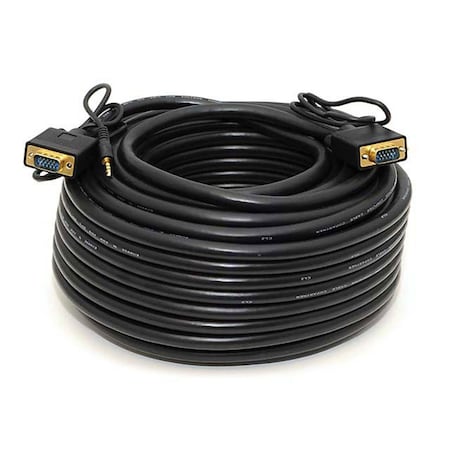 Monoprice CPU Cord, SVGA/3.5mm Stereo M to M, 100ft 5364