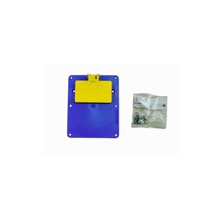 Ericson Electrical Box Cover, 2 Gangs, GFCI, Duplex Cover 8203FS