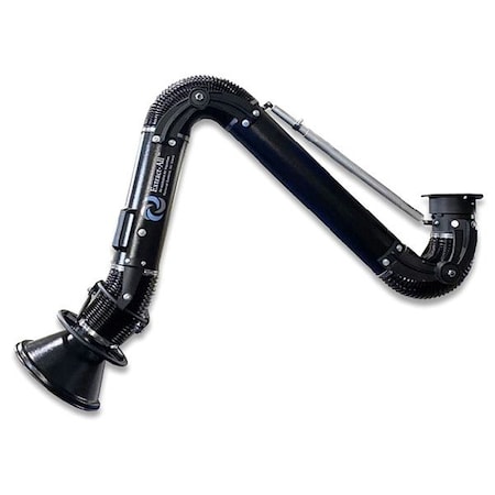 Extract-All Welding Fume Extractor Arm, 10' L, 6" dia. EA1006
