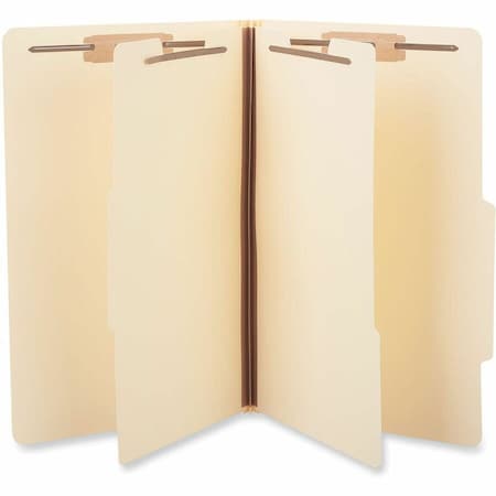 Universal Universal Manila Classification Folders, Legal, Six-Section, 15/Box UNV10310***