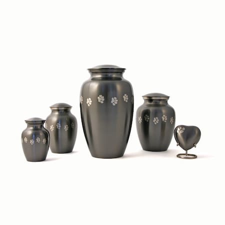 Jorgensen Laboratories Jorvet Classic Paw Slate Urn, Large J0316PSL