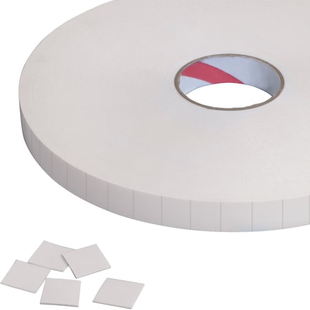 Tape Logic 1/2 X 1/2in 1/32inRemovable Double Sided Foam Squares T95227