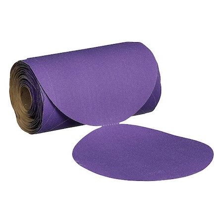 3M Cubitron PSA Sanding Disc Roll, Coated, 6" dia. 7100067076